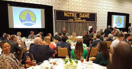 The Notre Dame Club of Los Angeles hosts a Universal Notre Dame (UND) Celebration event